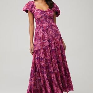 Free People Purple Floral Maxi Dress